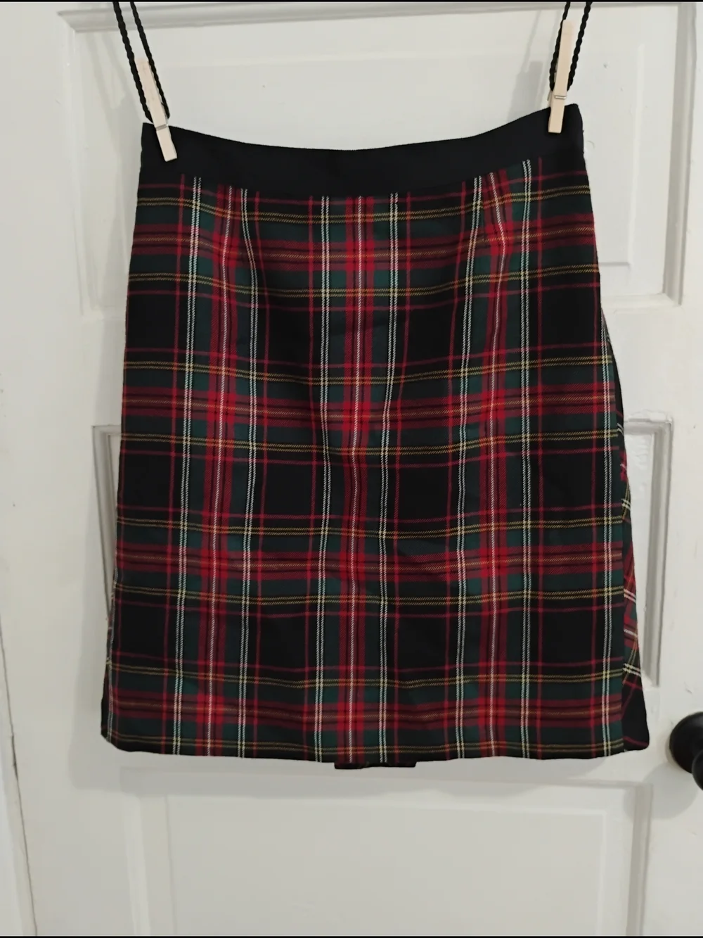 J. Crew Classic Tartan 100% Wool Holiday Skirt